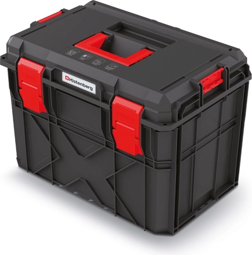 Maletín modular para herramientas X-Block Pro, 546 × 380 × 407 mm, negro