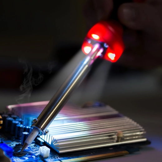 Trabajo preciso con electrónica