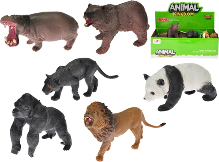 Animales de safari 8–10 cm, set de 12 especies