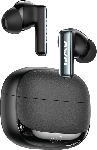 Awei TA19 ANC auriculares Bluetooth inalámbricos negros