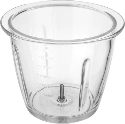 Amplio recipiente de vidrio