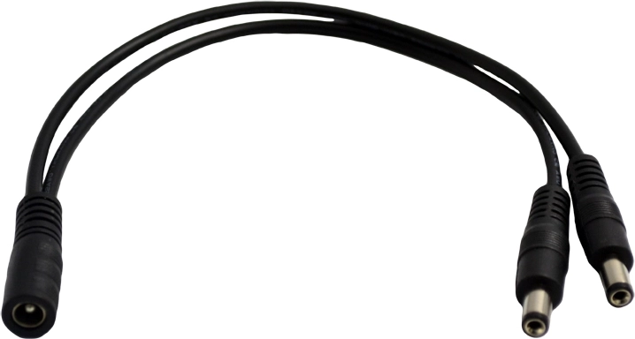 Solight divisor de alimentación para tiras LED de 5,5 × 2,1 mm (1× toma hembra a 2× conectores)