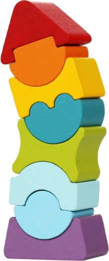 Torre de equilibrio VIII - rompecabezas de madera