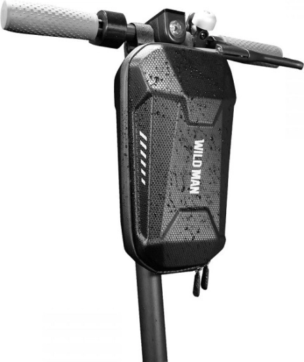 Funda rígida para manillar WildMan para patinete eléctrico, negra
