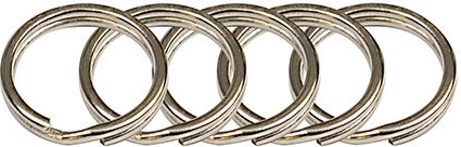 Anilla para llaves de 15 mm, niquelada (50 uds)