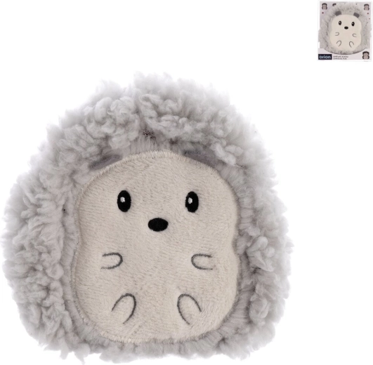 Bolsa de agua caliente con funda de peluche erizo