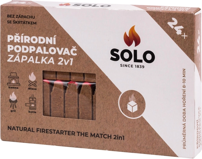 Pastillas de encendido naturales 2 en 1 24 uds SOLO