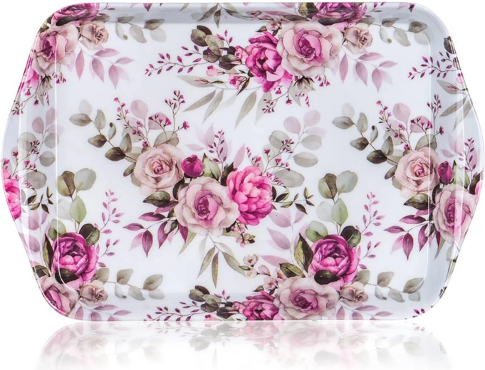 Bandeja de melamina 21 × 14 cm Rose