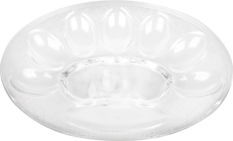Plato de servicio para huevos 26 × 19 cm