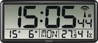 Reloj digital de pared con control por radio DCF Jumbo