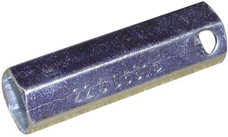 Llave de tubo acodada de un solo lado 13 mm galvanizada