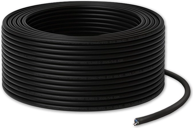 Cable patch UTP Cat6 100 m negro