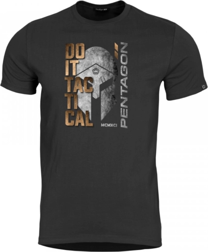 Camiseta de hombre Pentagon Ageron Do It Tactical negra XL