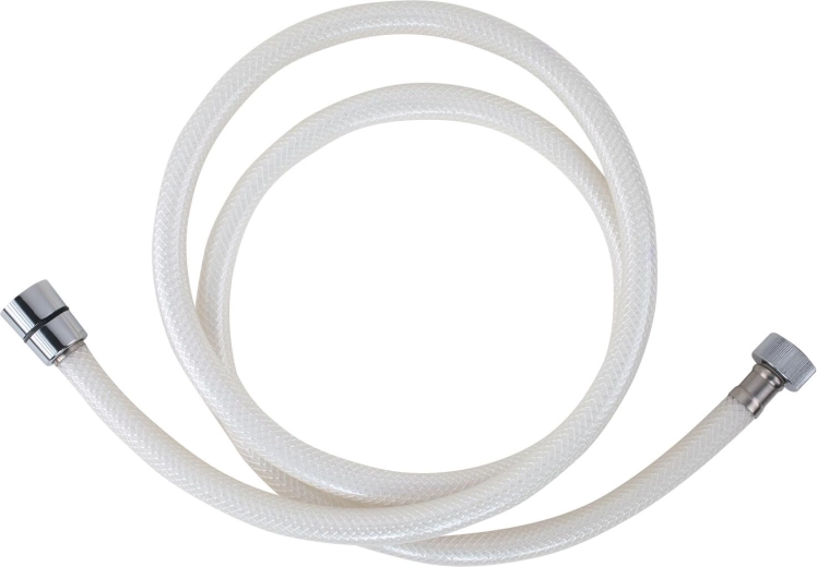 Manguera de ducha 150 cm PVC blanca