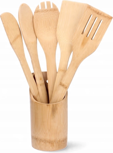Juego de 6 piezas con soporte práctico