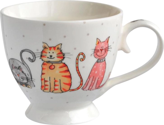 Taza de cerámica Toro 420 ml gato y perro