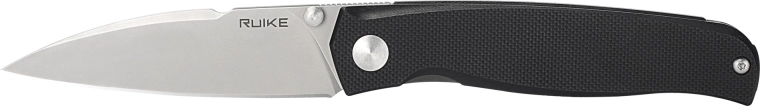 Navaja Ruike M662-TZ 7,4 cm, negro/gris, G10 y titanio