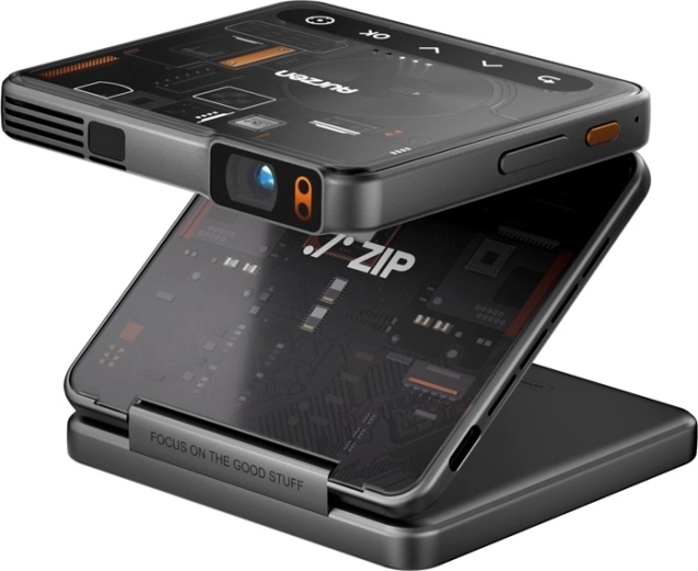 Aurzen ZIP proyector DLP de bolsillo plegable triple Cyber edition