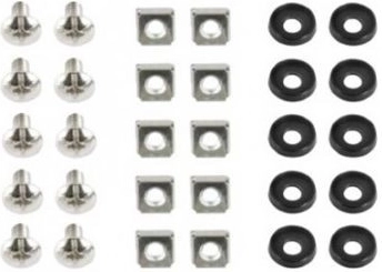 Tornillo de montaje para armarios rack 19'' (50 uds)