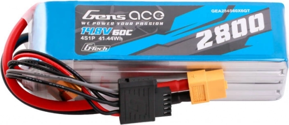 Batería LiPo Gens Ace G‑Tech Soaring 2800 mAh 14,8 V 60C 4S XT60