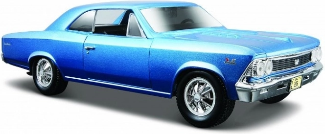 Modelo Chevelle SS 396 de Chevrolet, azul, 1966