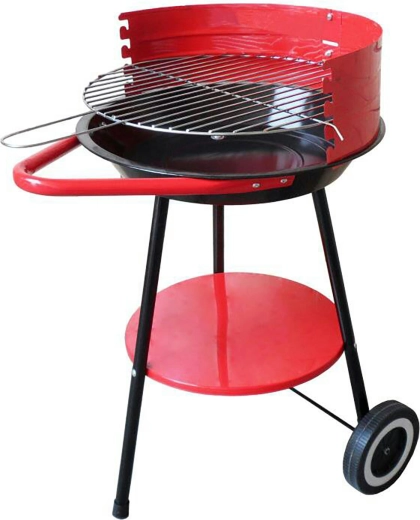 Parrilla redonda de jardín de carbón 41 cm HAPPY GREEN
