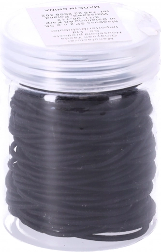 Set de gomas negras para el cabello