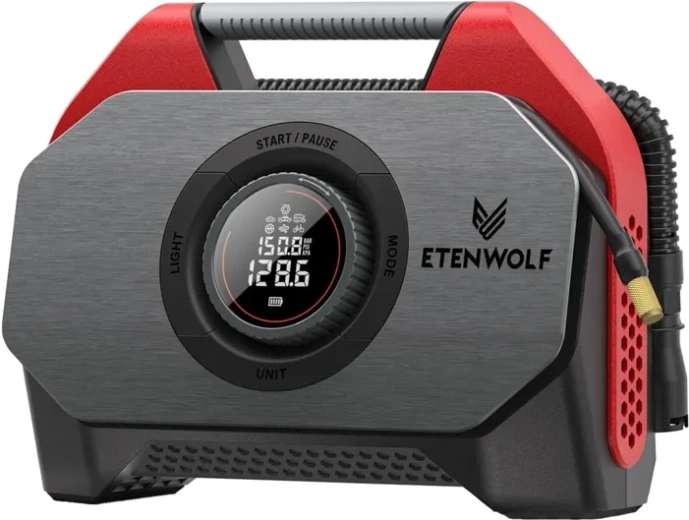 Compresor de coche a batería Etenwolf S6 SE 11,03 bar rojo