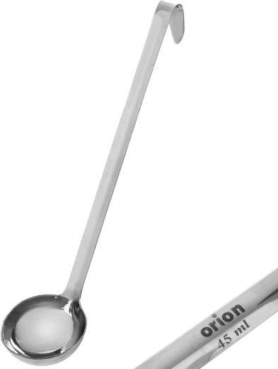 Cucharón de acero 45 ml, 26 cm