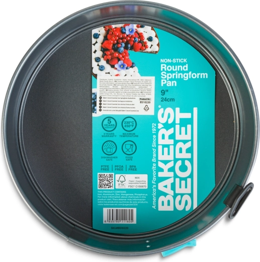 Superficie antiadherente y diámetro de 24 cm