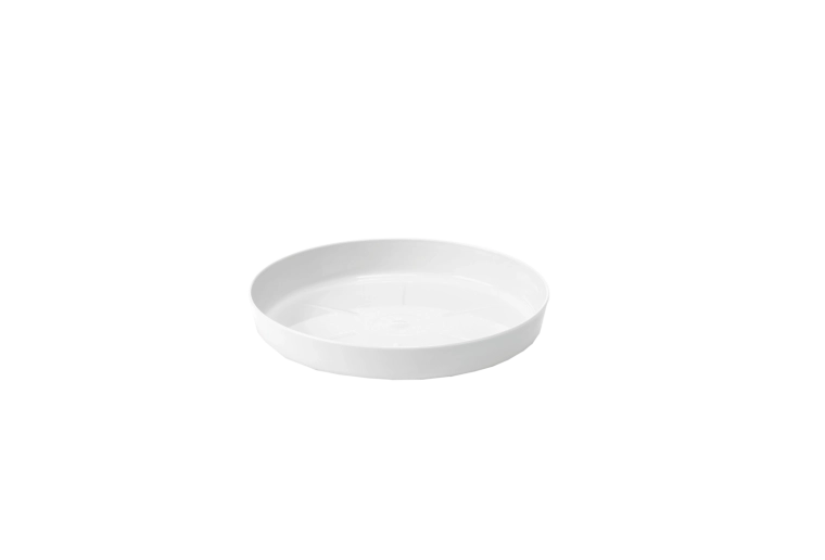 Plato blanco para maceta Lamela 11,2 cm