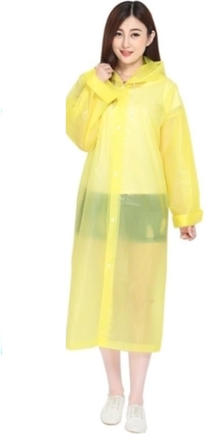Poncho impermeable para adultos amarillo