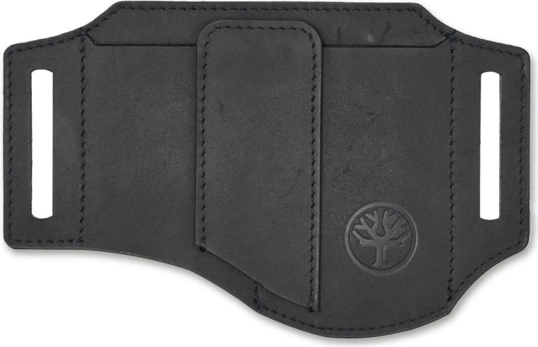 Funda de cuero Böker ED-Three para 3 objetos, negra