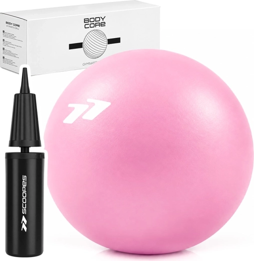 Balón gimnástico BodyCore 22 cm rosa - 1 pieza