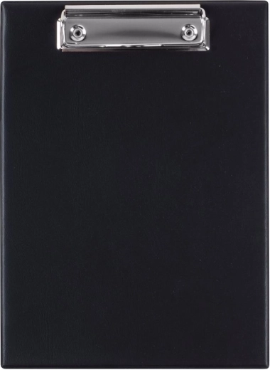 Carpeta doble de plástico A5 Classic negra