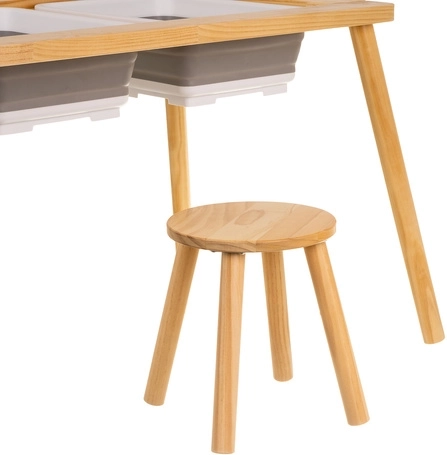 Incluye silla para un juego cómodo