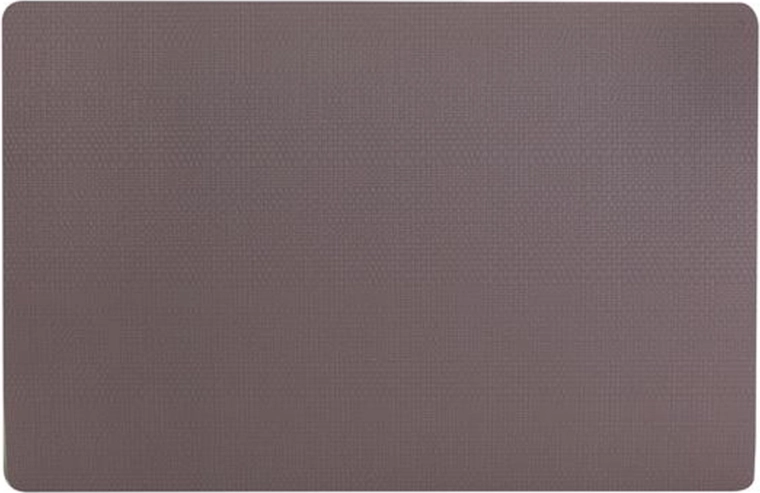 Mantel individual de plástico marrón 44 × 28,5 cm