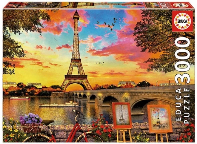 Educa puzzle Atardecer en París 3000 piezas