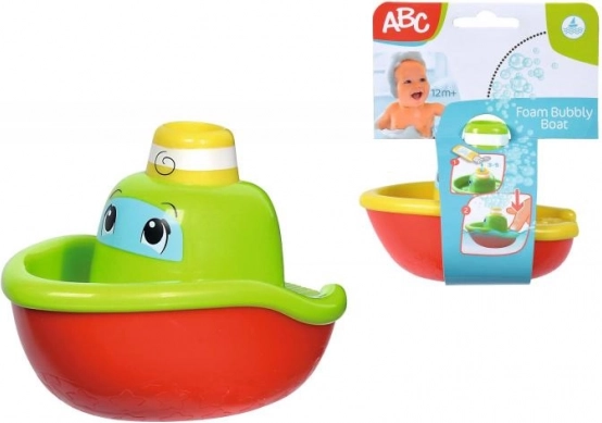 Barquito ABC para la bañera con burbujas