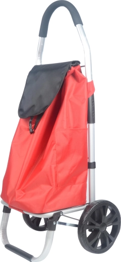 Bolsa de la compra con ruedas Sydney 42 l, roja/negra