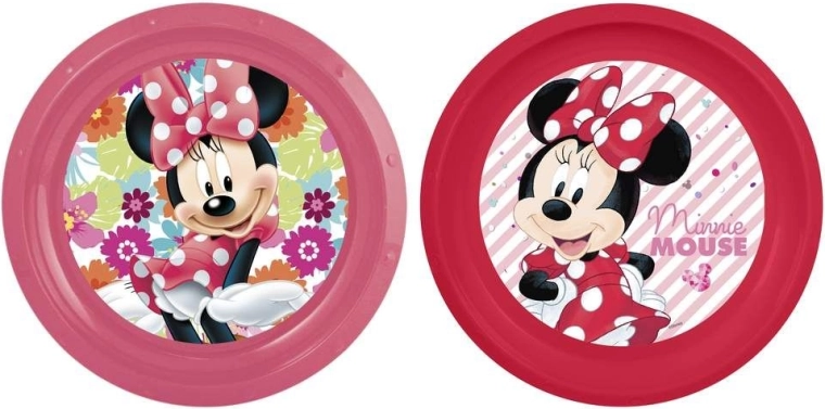 Plato infantil Minnie 22 cm de plástico
