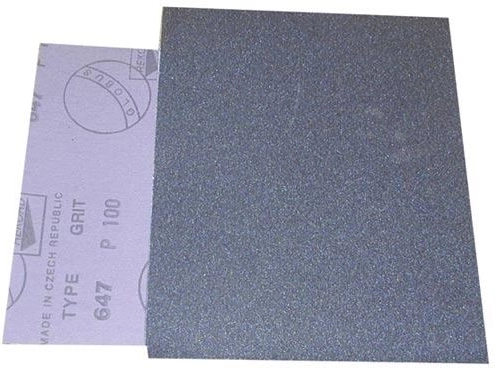 Lona abrasiva para metal y madera, grano 40, 230 × 280 mm