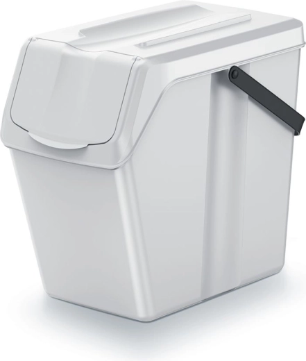 Papelera de reciclaje 25 l gris ceniza SORTIBOX II