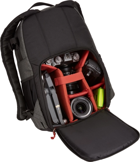 Compartimento acolchado personalizable para foto y dron