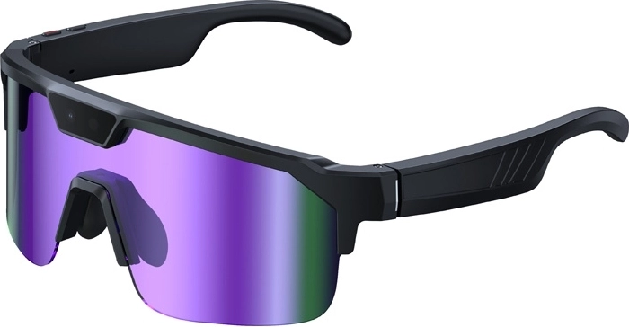 Zeblaze Q01 AI gafas de sol deportivas con cámara – moradas