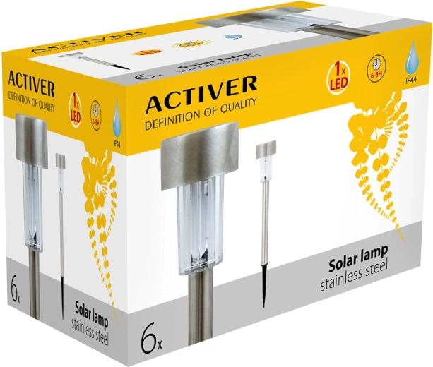 Funcionamiento solar y resistencia IP44