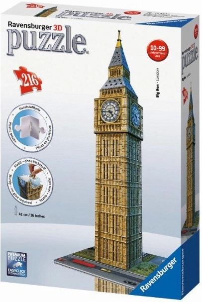 Ravensburger rompecabezas 3D Big Ben Londres 216 piezas