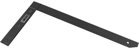 Escuadra de albañil de acero 500 × 250 mm