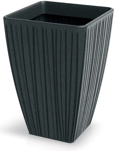 Macetero Fero Square High 40 × 40 × 58 cm – gris plomo