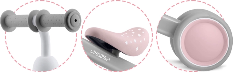 Asiento cómodo y agarre seguro